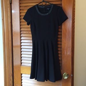 Madewell black cocktail dress xs